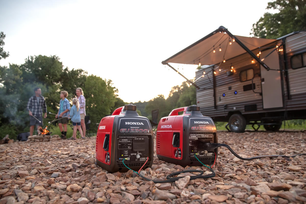 2200-Watt Remote Stop/Recoil Start Bluetooth Super Quiet Gasoline Powered Inverter Generator with Advanced CO Shutdown