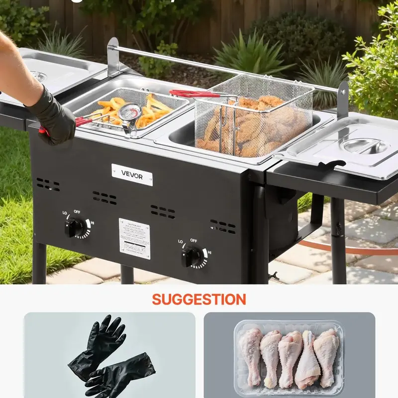 8QTx2 Outdoor  Deep Fryer