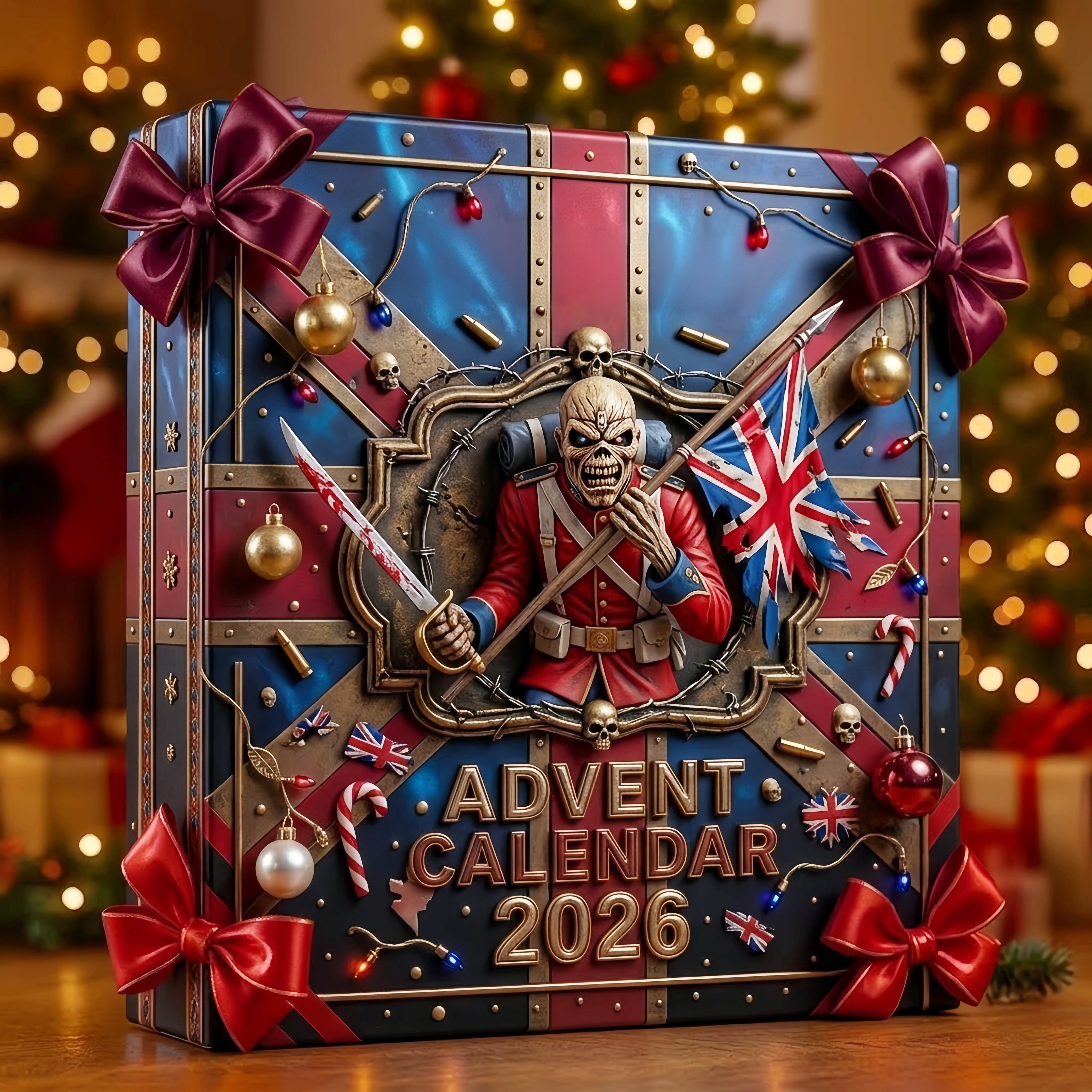 Heavy‑Rock Music Inspired 2026 Holiday Collectible Advent Calendar