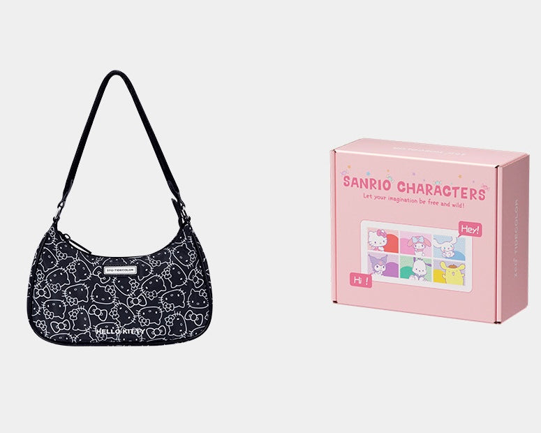 Sanrio Hobo Bag Nylon Shoulder Bags Top Handle Purse（gift box packaging）