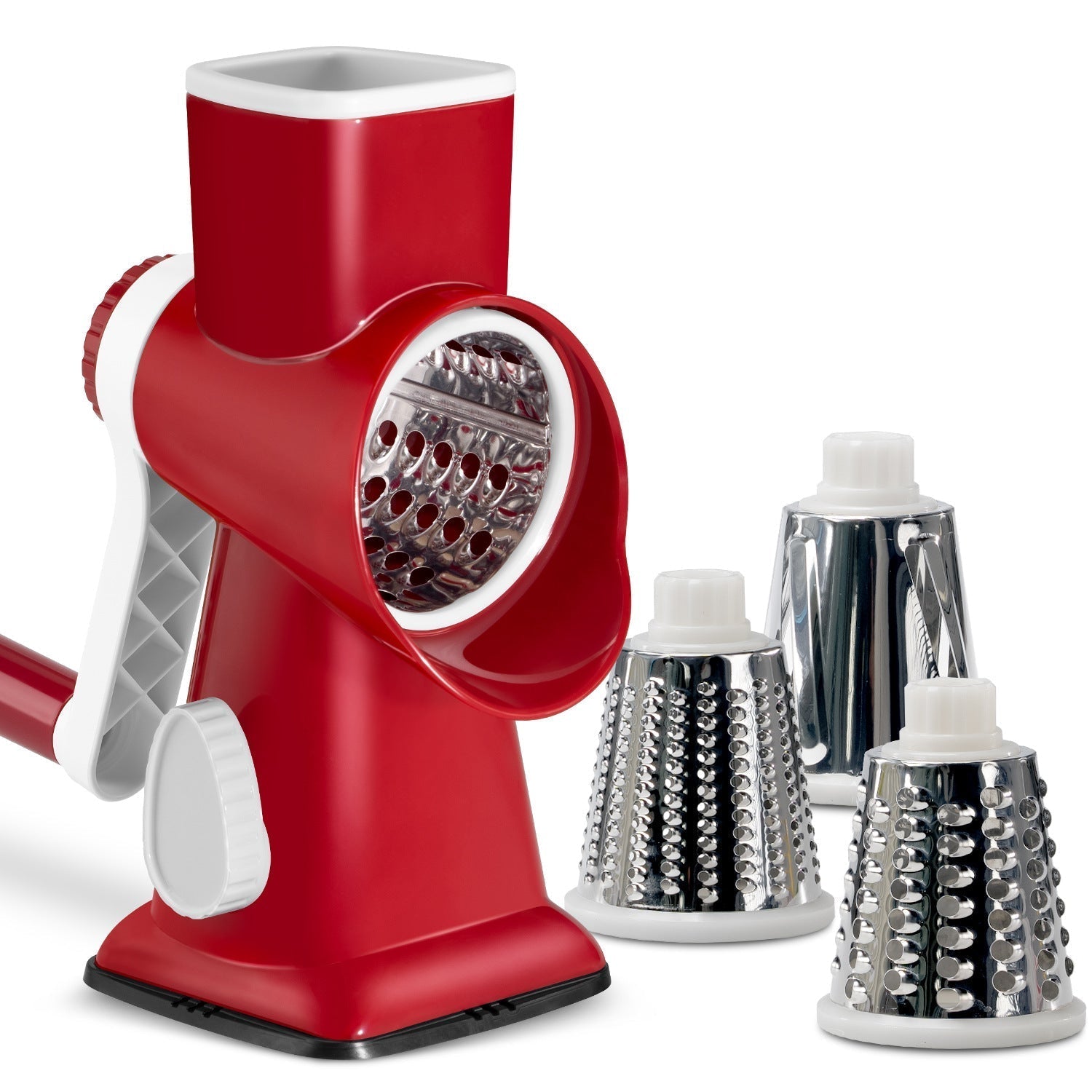 3 in 1 Rotary Cheese Grater Vegetable Slicer