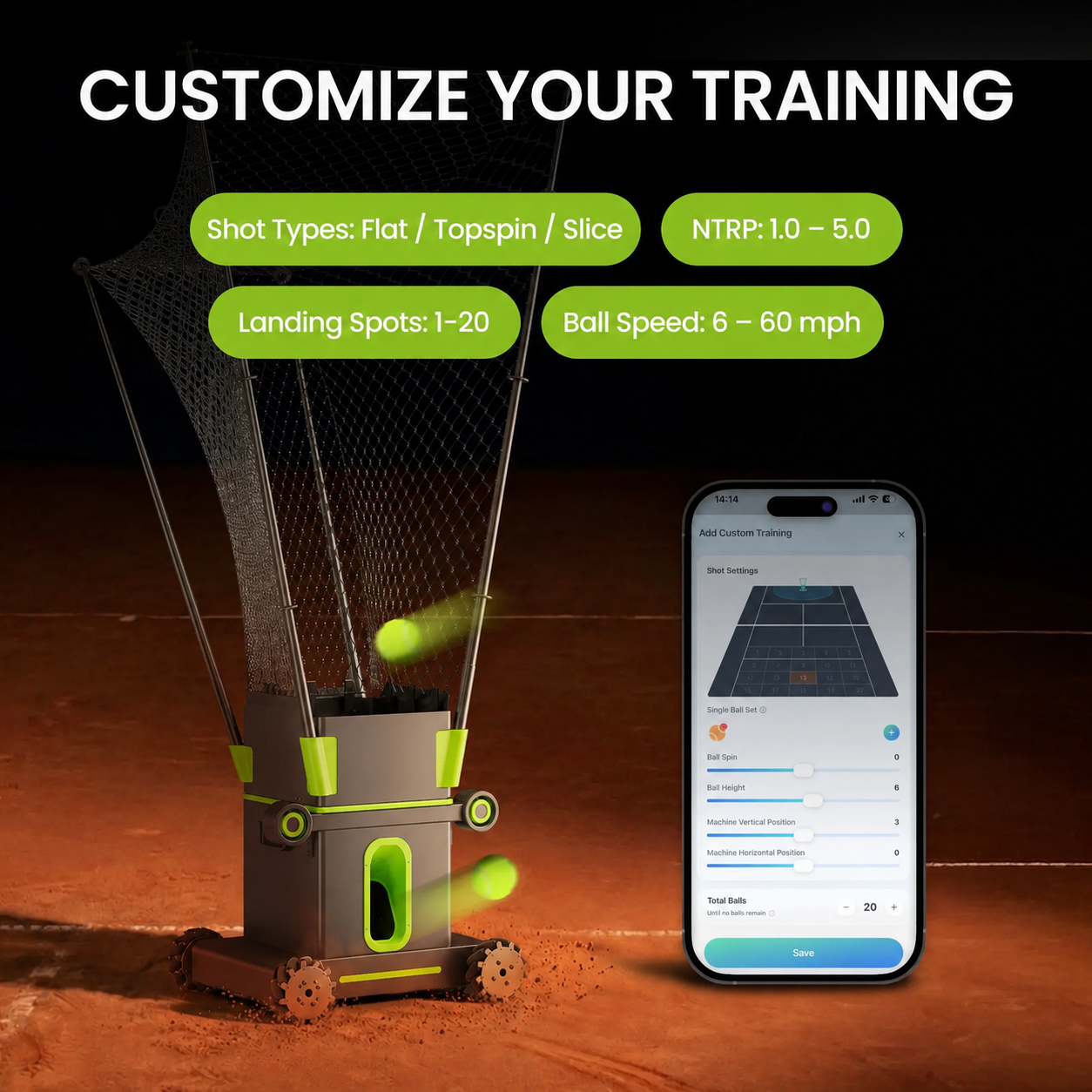 🔥 Limited-Time Offer: Smart Tennis Training Robot + FREE Racket Gift 🎾