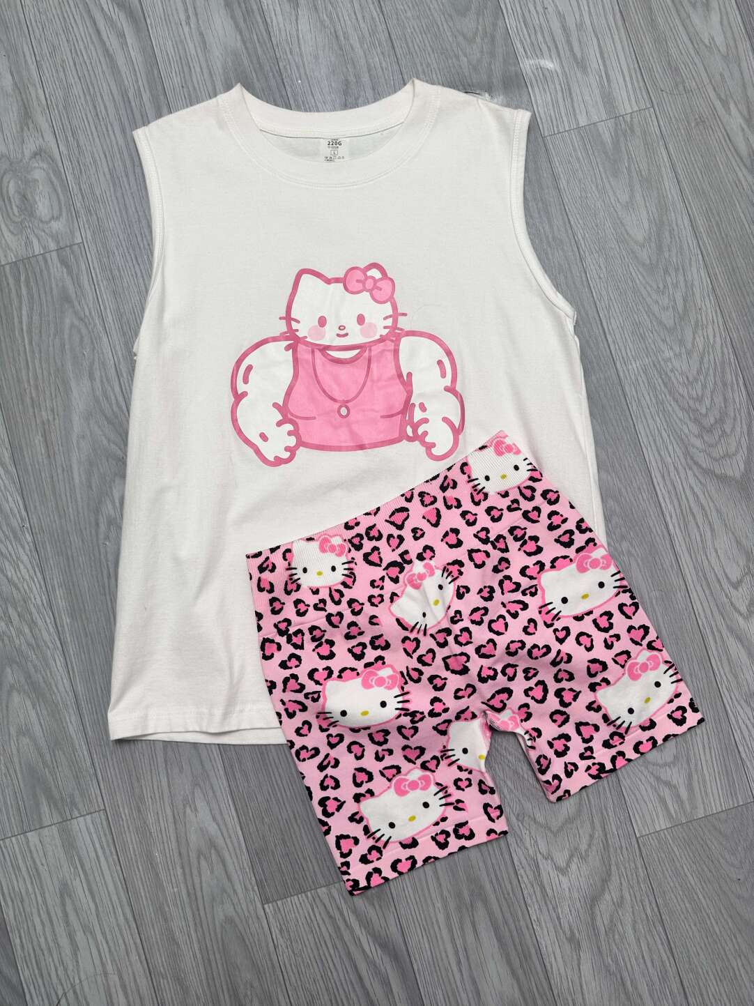 Hellokitty Workout Shorts Gym Yoga Running Sport Fitness Shorts