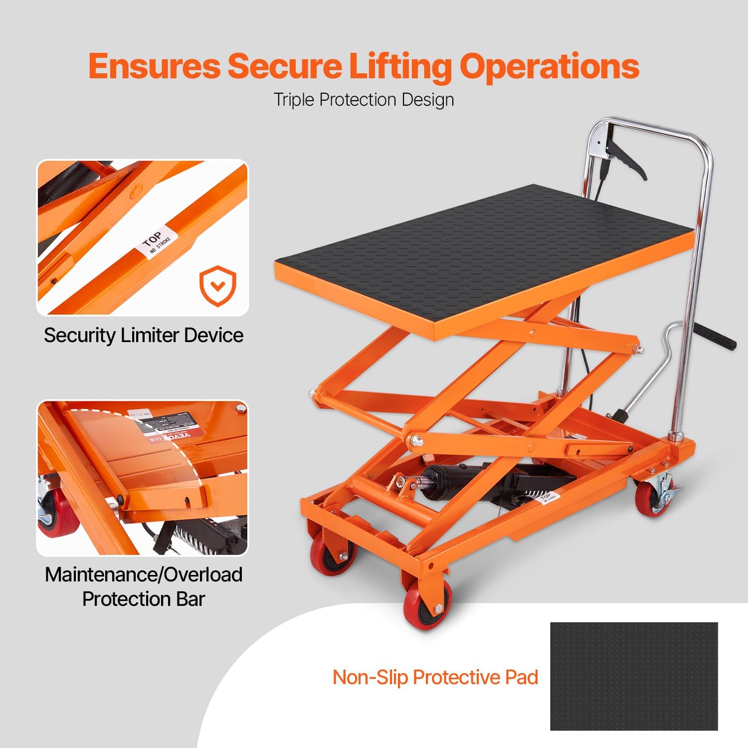 ⚡️Clearance sale Today Only — Hydraulic Lift Table Cart