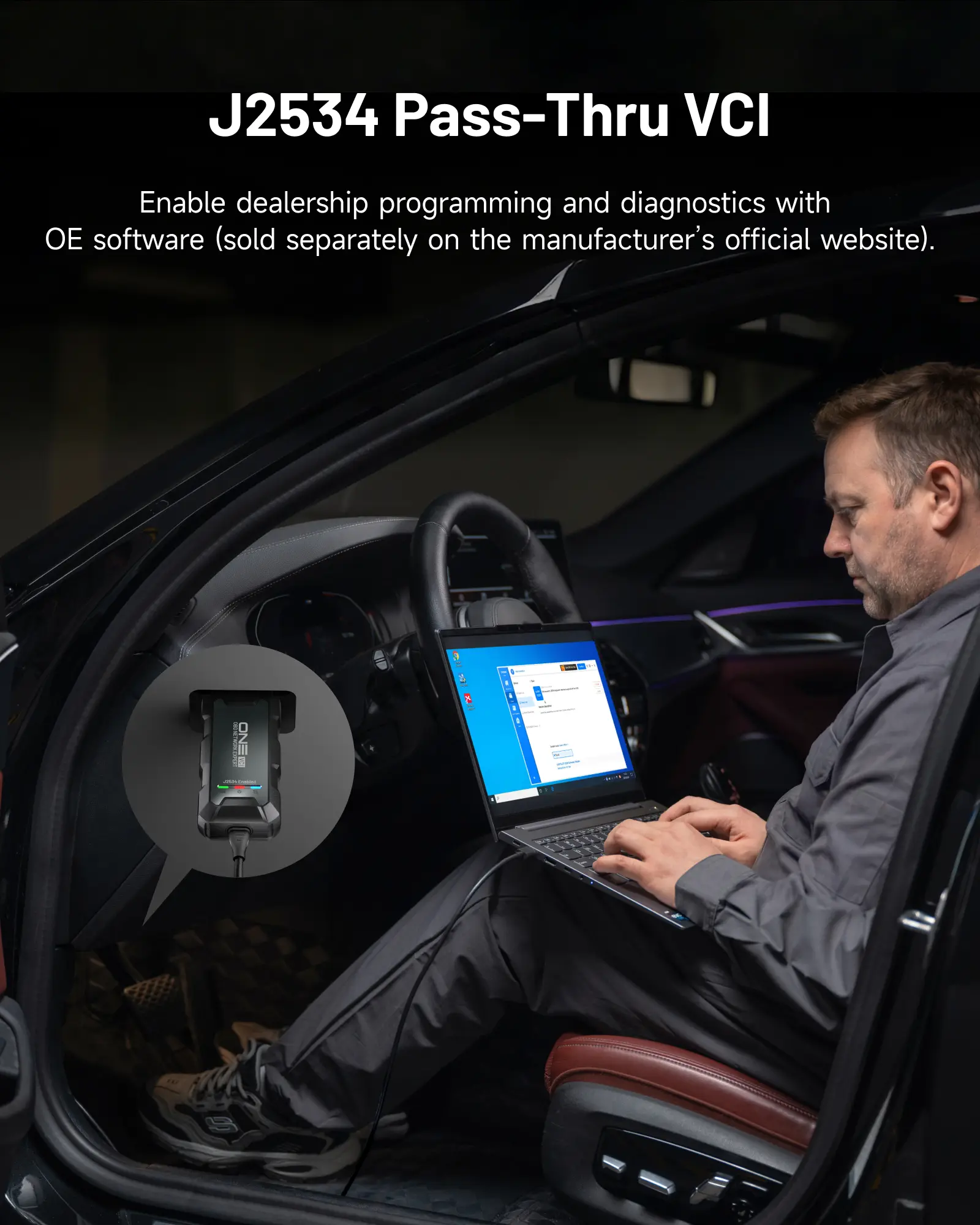 10.1-Inch Bidirectional OBD2 Scanner (One) with ECU Coding