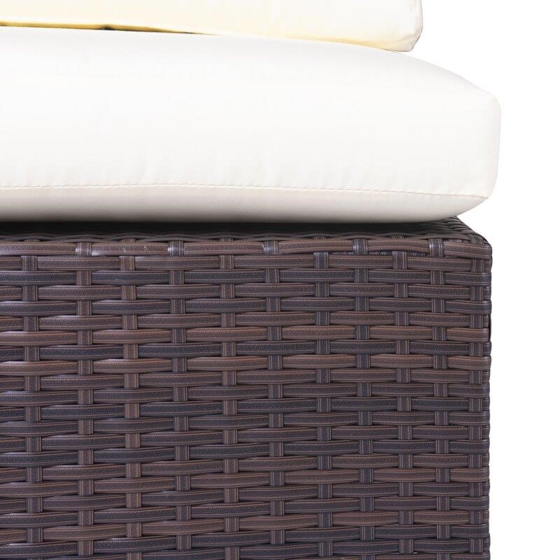 Jahala Wicker/Rattan 6 - Person Seating Group with Cushions