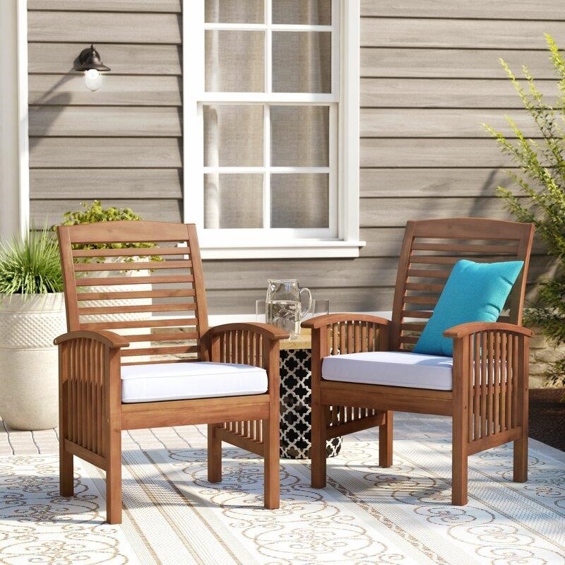 Diboll Rectangular 6 - Person 55'' Long Dining Set with Cushions