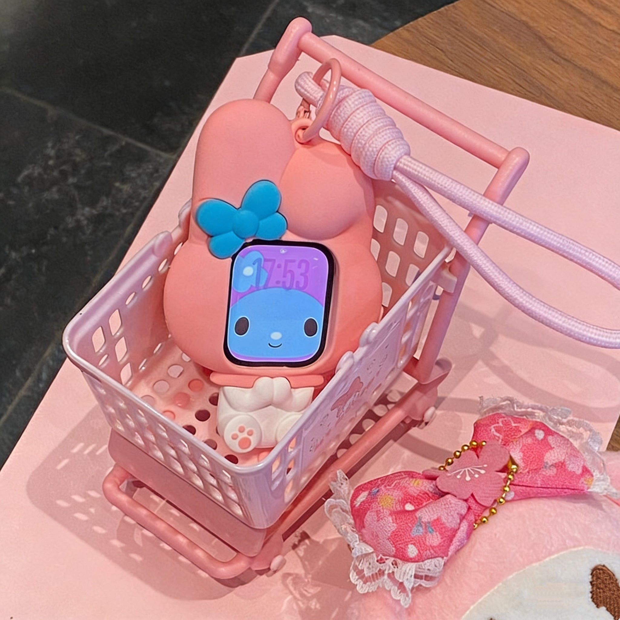 Hellokitty Shape Silicone Apple Watch Case