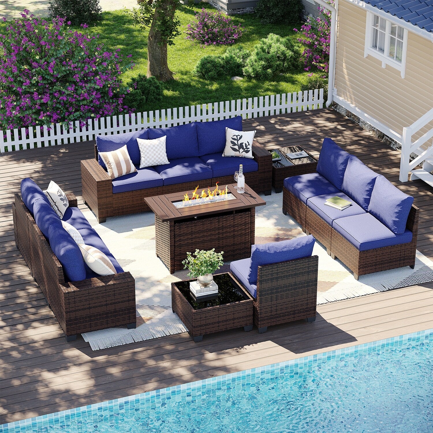 Patio Furniture Set , Outdoor Sectional Sofa Set