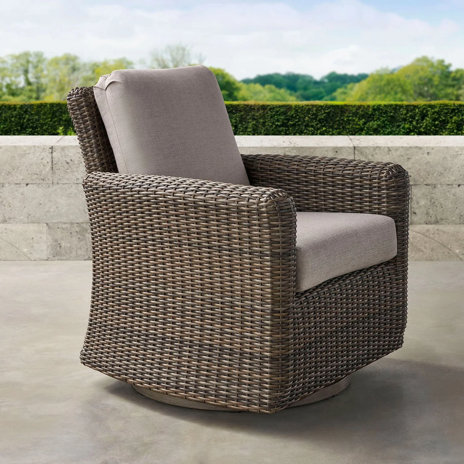 Member's Mark Hampton Deep Seating Set with Sunbrella Fabric, 5pc