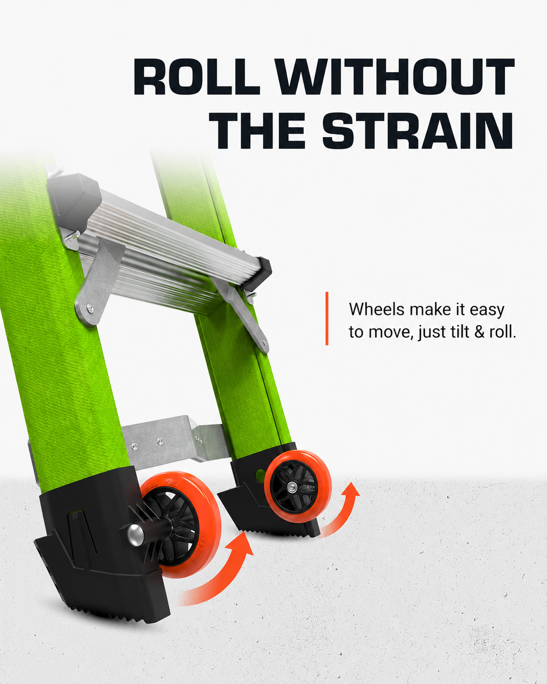 🔥 All-Terrain Multi-Position Fiberglass Ladder – Heavy-Duty, Stable & Easy to Move