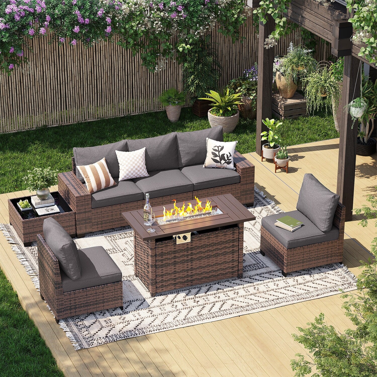 Patio Furniture Set , Outdoor Sectional Sofa Set
