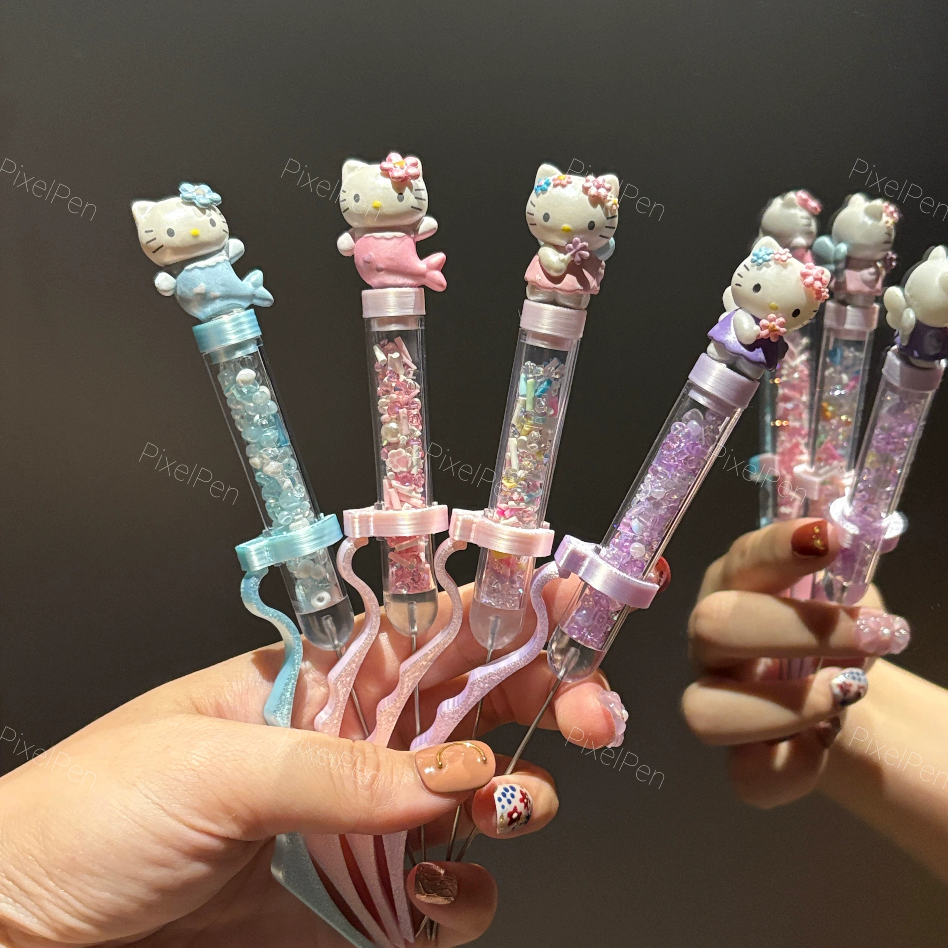 PixelPen Press-Grip Bead Pen Tool for 2.6mm Mini Beads | KT Pearlescent Series