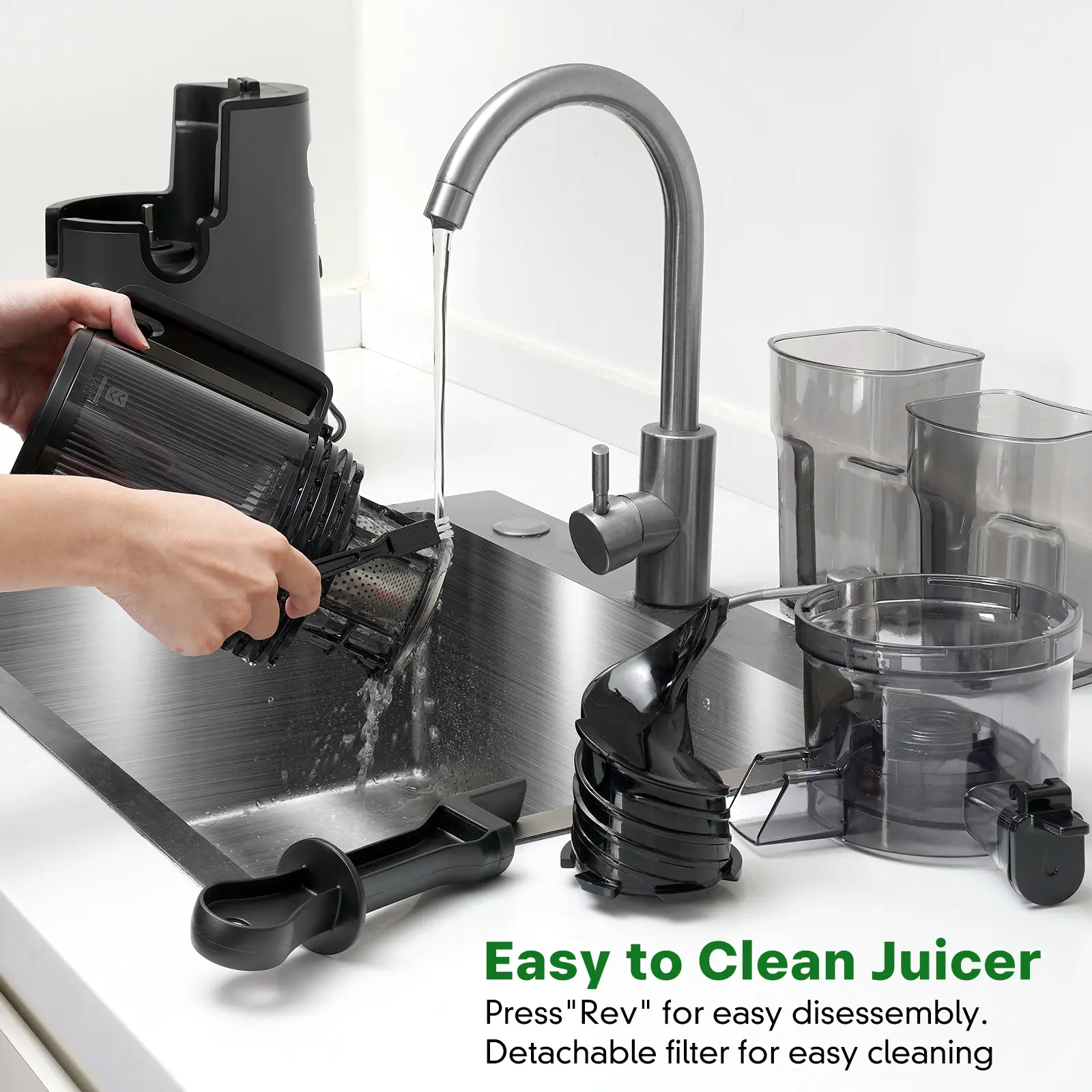 🔥 350W Cold Press Juicer – High Juice Yield, Easy Clean & Fresh Healthy Juice Every Day! 🍊🥬