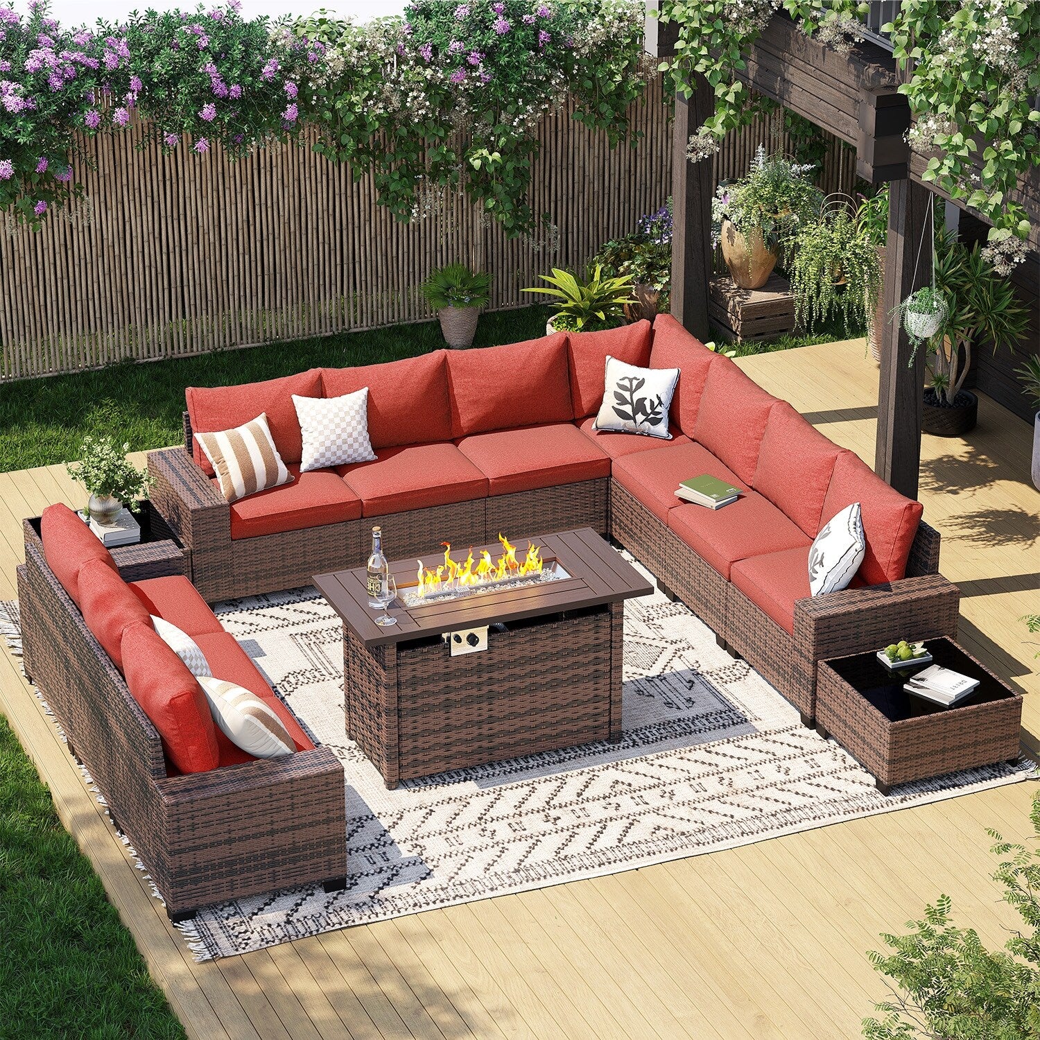 Patio Furniture Set , Outdoor Sectional Sofa Set
