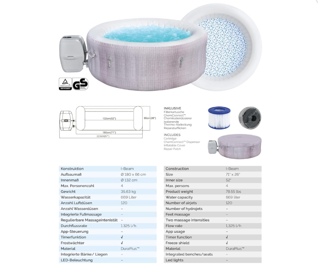 🔥Limited Availability🔥-Inflatable Hot Tubs  San Francisco HydroJet Pro™