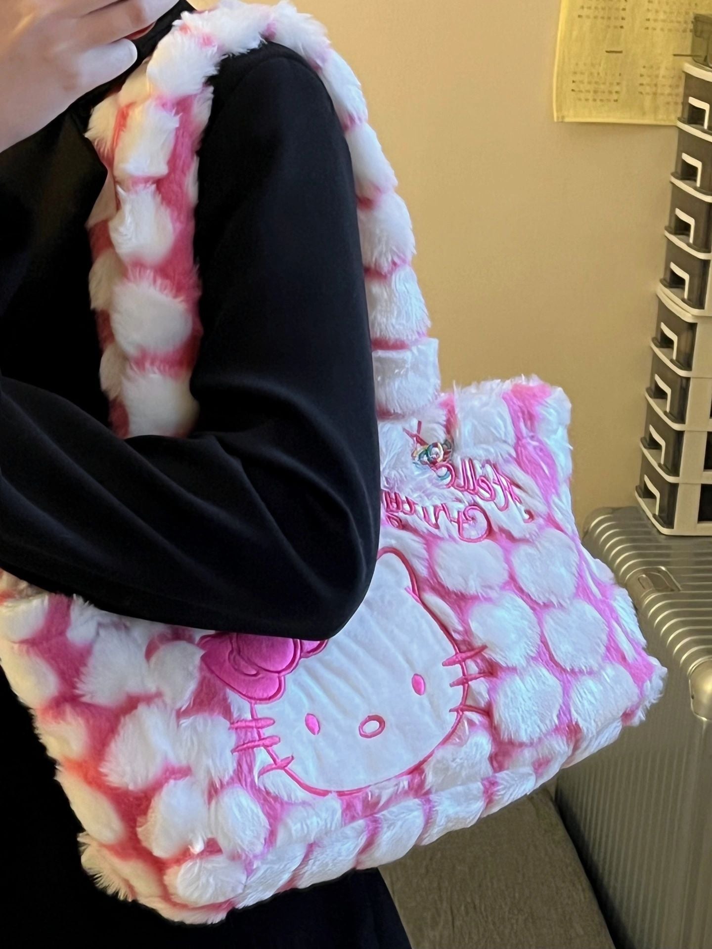Hellokitty Cute Tote Bags Plush Tote Bag