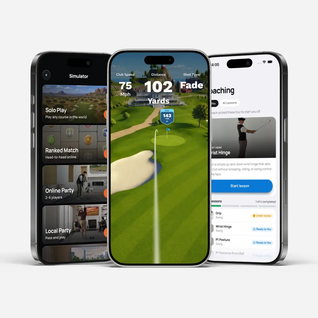 Golf At Home No Ball Golf Simulator
