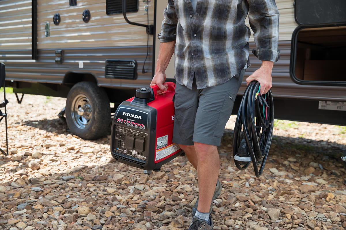 2200-Watt Remote Stop/Recoil Start Bluetooth Super Quiet Gasoline Powered Inverter Generator with Advanced CO Shutdown