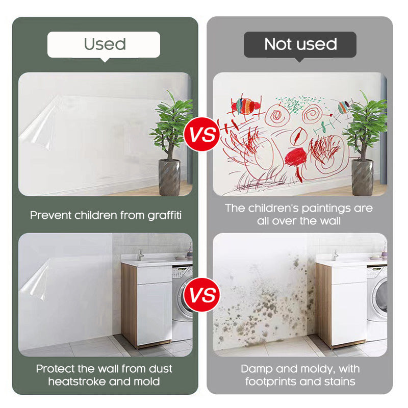 🔥While Supplies Last 40% OFF!🎉 Transparent Electrostatic Wall Protection Film