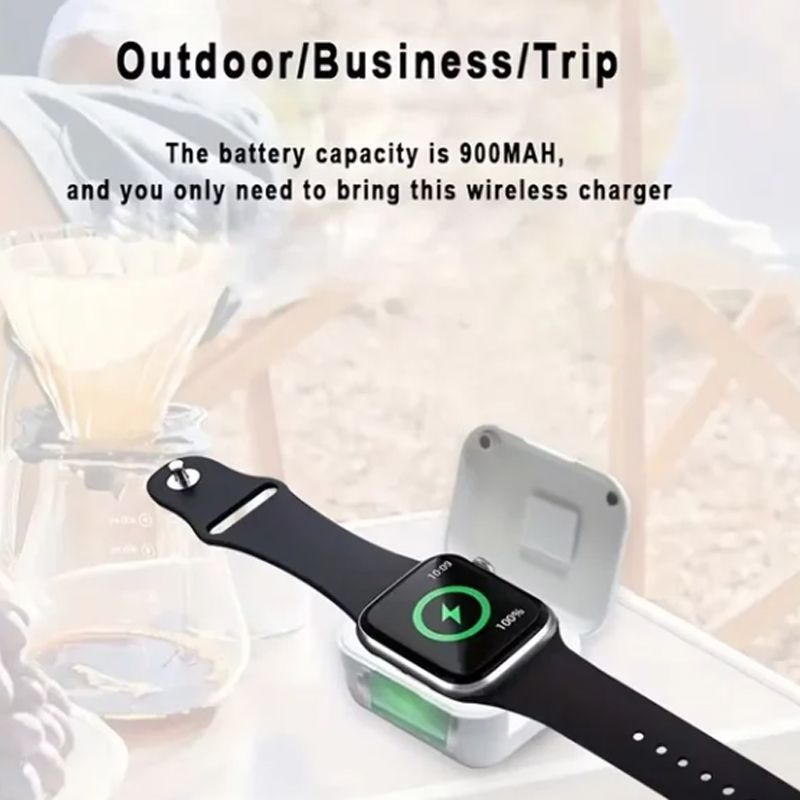 ⚡Black Friday Flash Deal!  Portable Wireless Charger for Smartwatch🔥 Direct 50% Off, King of Cost Performance!
