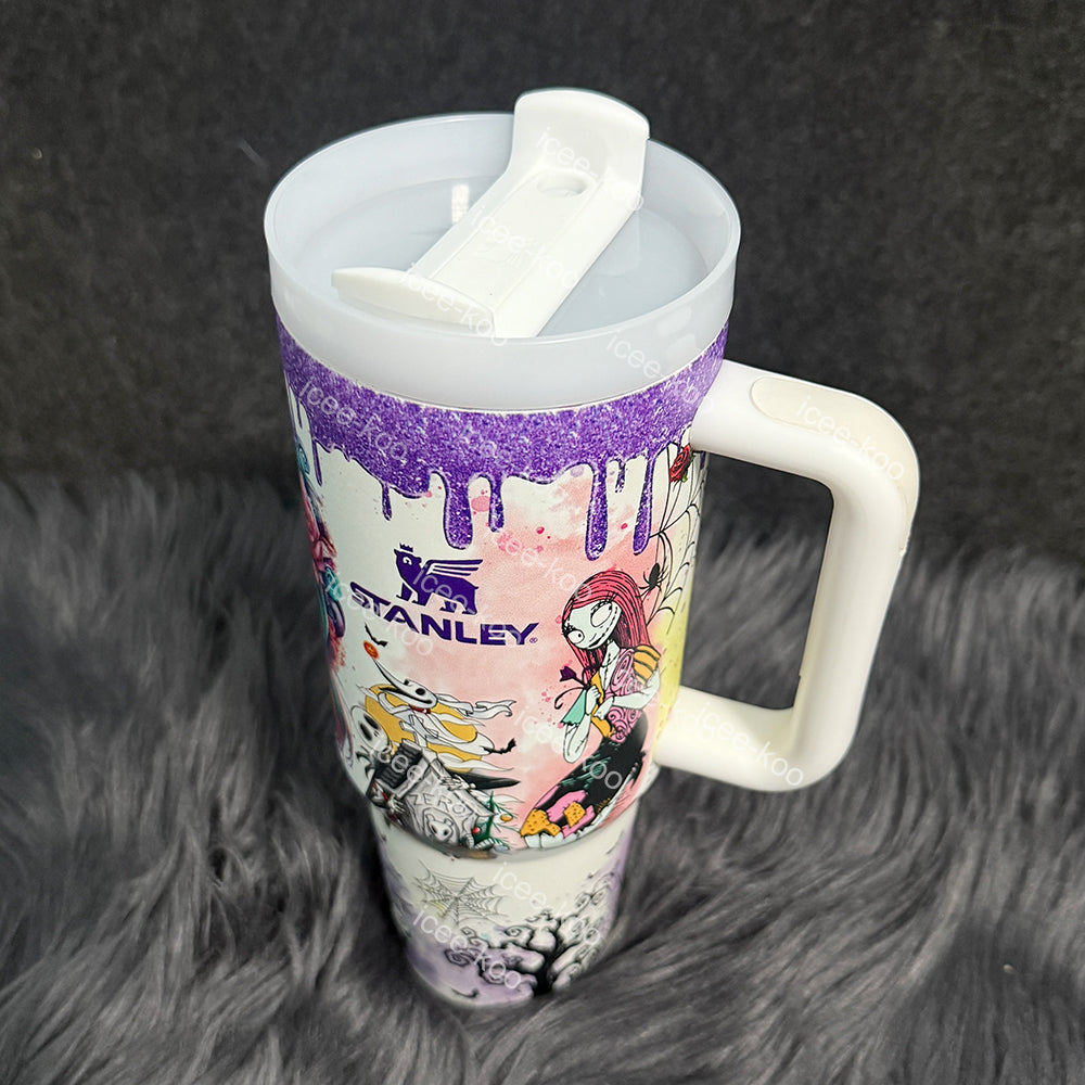 Eunice Sally x Jack Skellington 40oz Tumbler