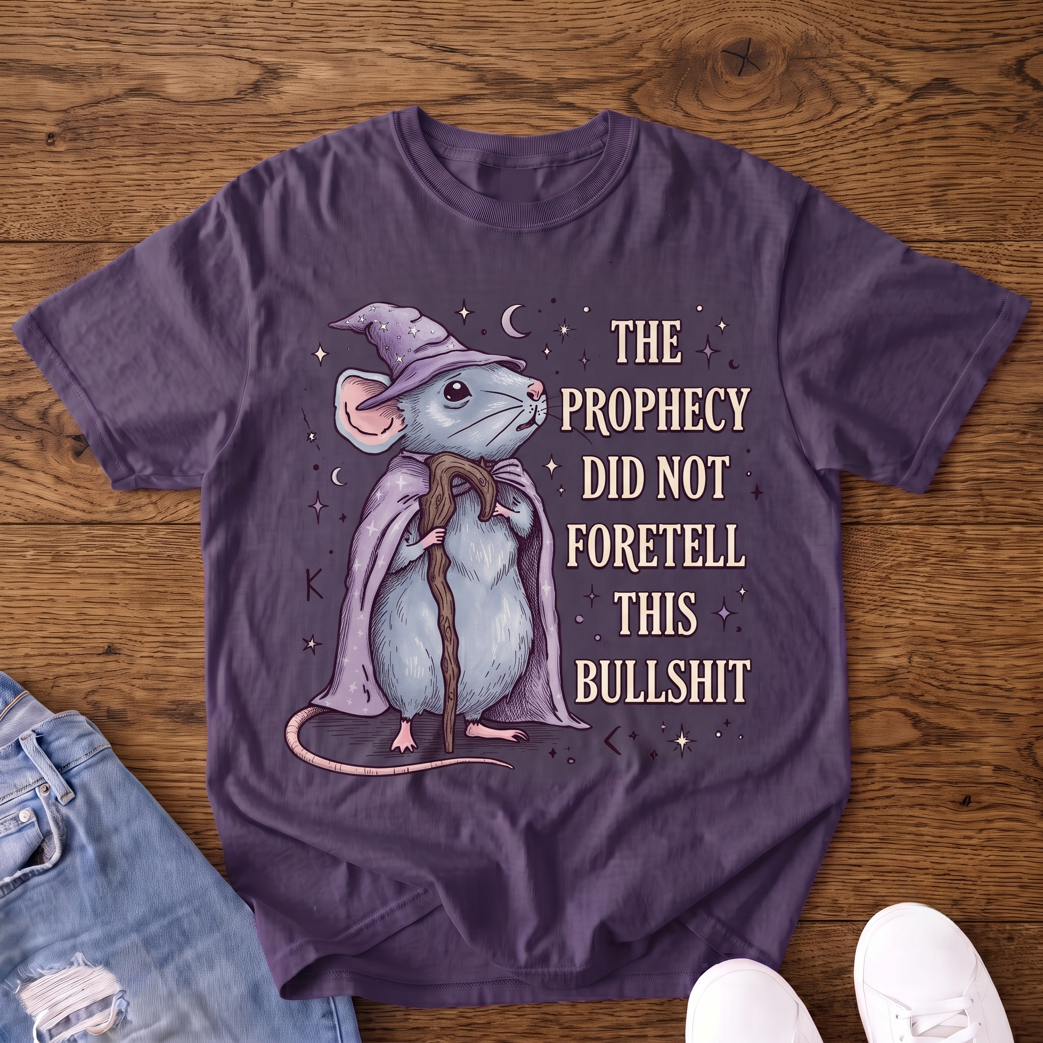 The Prophecy Failed Wizard Mouse VintageT-shirt