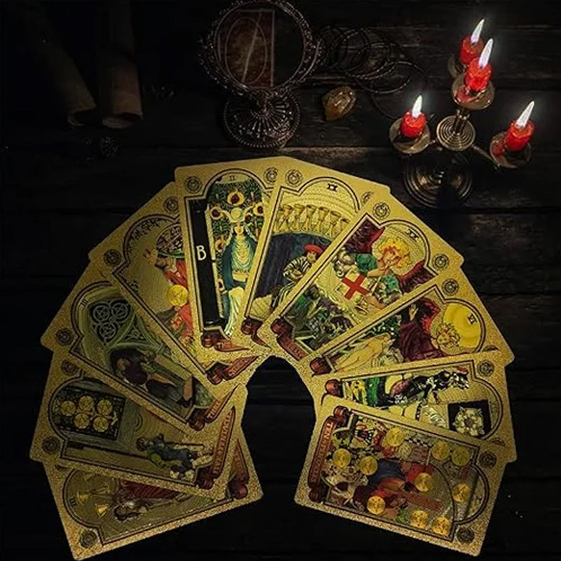 TarotCards – Mystiske gylne tarotkort