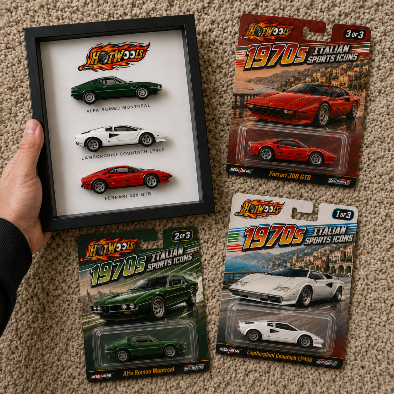 1970s Italian Sports Icons | Classic Supercar 3-Car Collector Edition