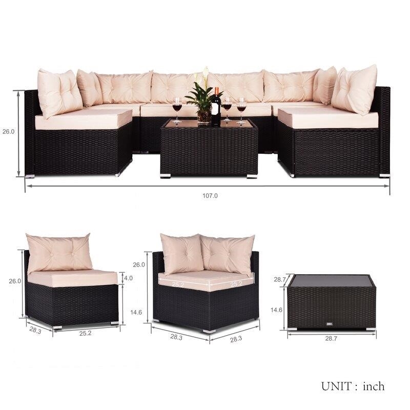 Erlond 300 - Person Seating Group with Cushions