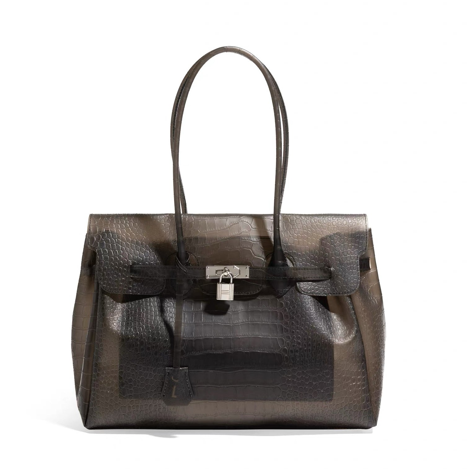 Girly Crocodile Jelly Tote Shoulder Bag