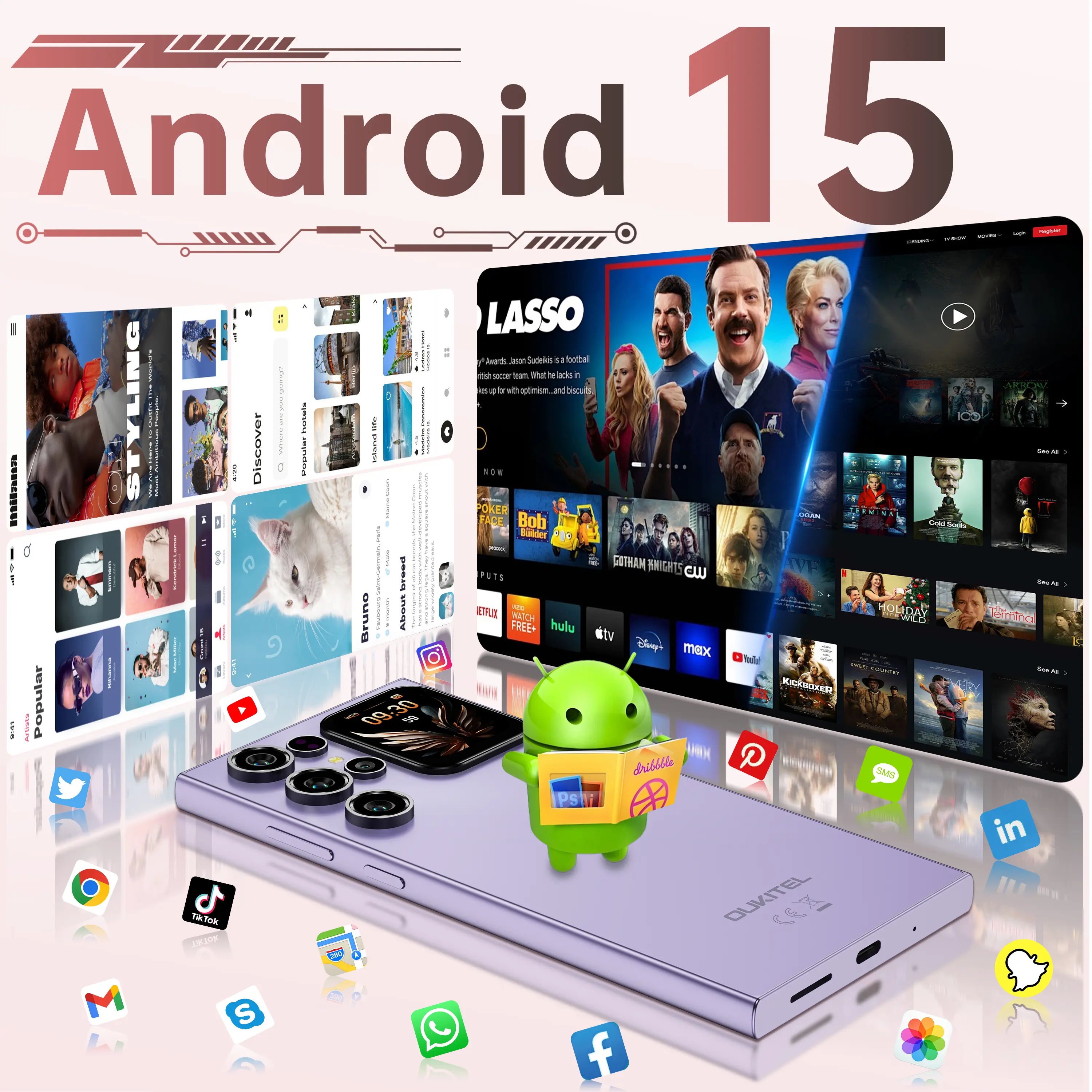 Smartphone everyday entertainment and travel