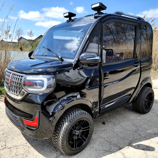 💝Only $59✨4-Seat Electric Outdoor Scooter - Small LSV Low Speed Vehicle/60v Scooter Car