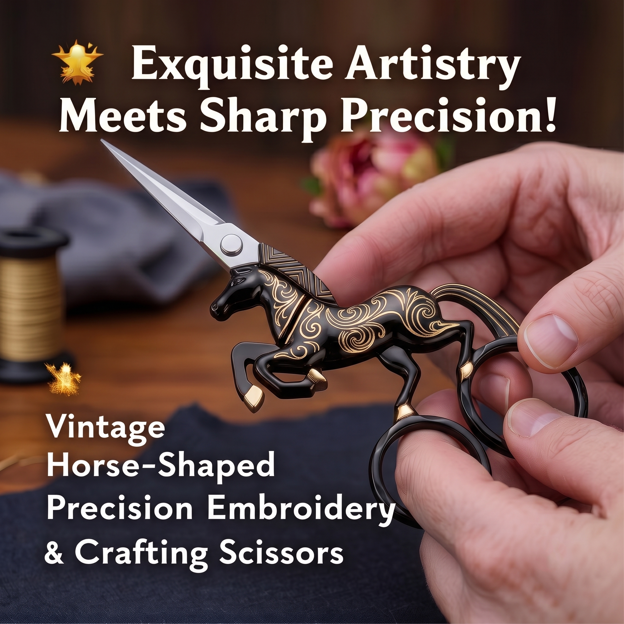 Vintage Embroidery & Craft Scissors