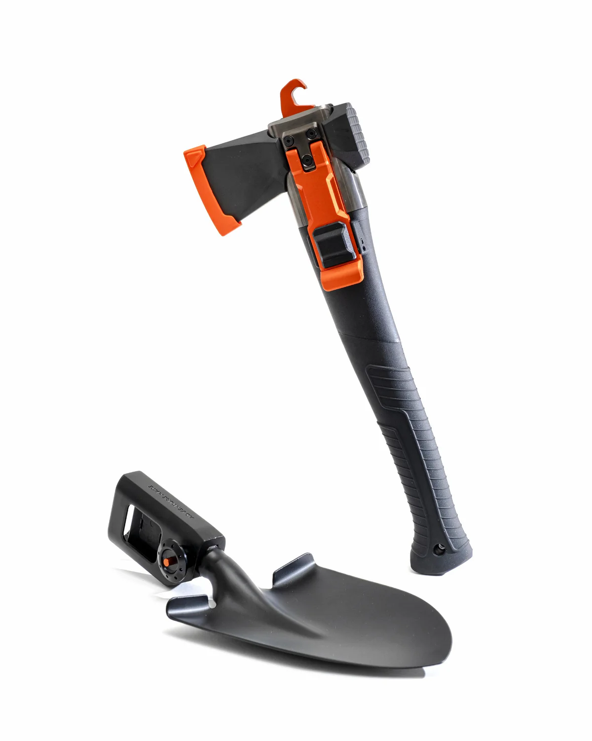 🔥 6-in-1 Outdoor Multi Tool Kit – Axe, Saw, Hammer, Hook & Shovel System