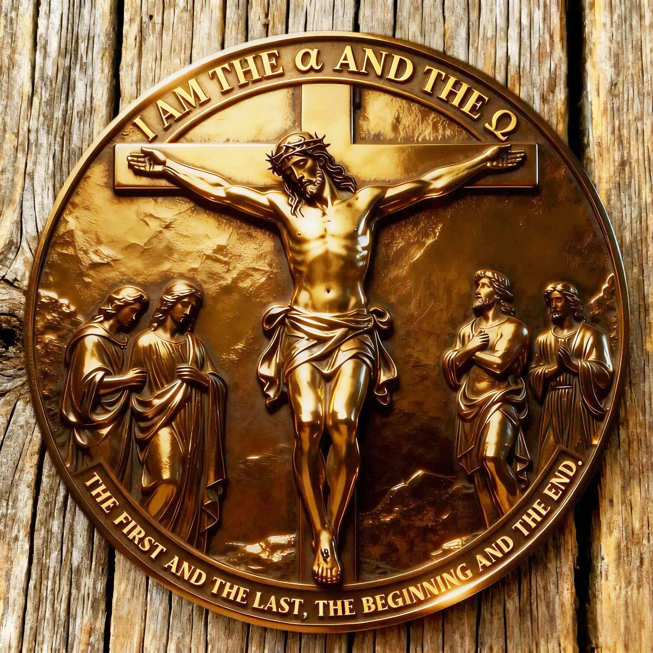Sacred Bronze Commemorative Coins – “The Crucifixion” & “The Nativity”
