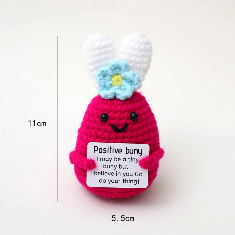 Emotional Support Knitted Doll 100% Knitted Dolls - 10x Compensation for Fakes, Free Returns