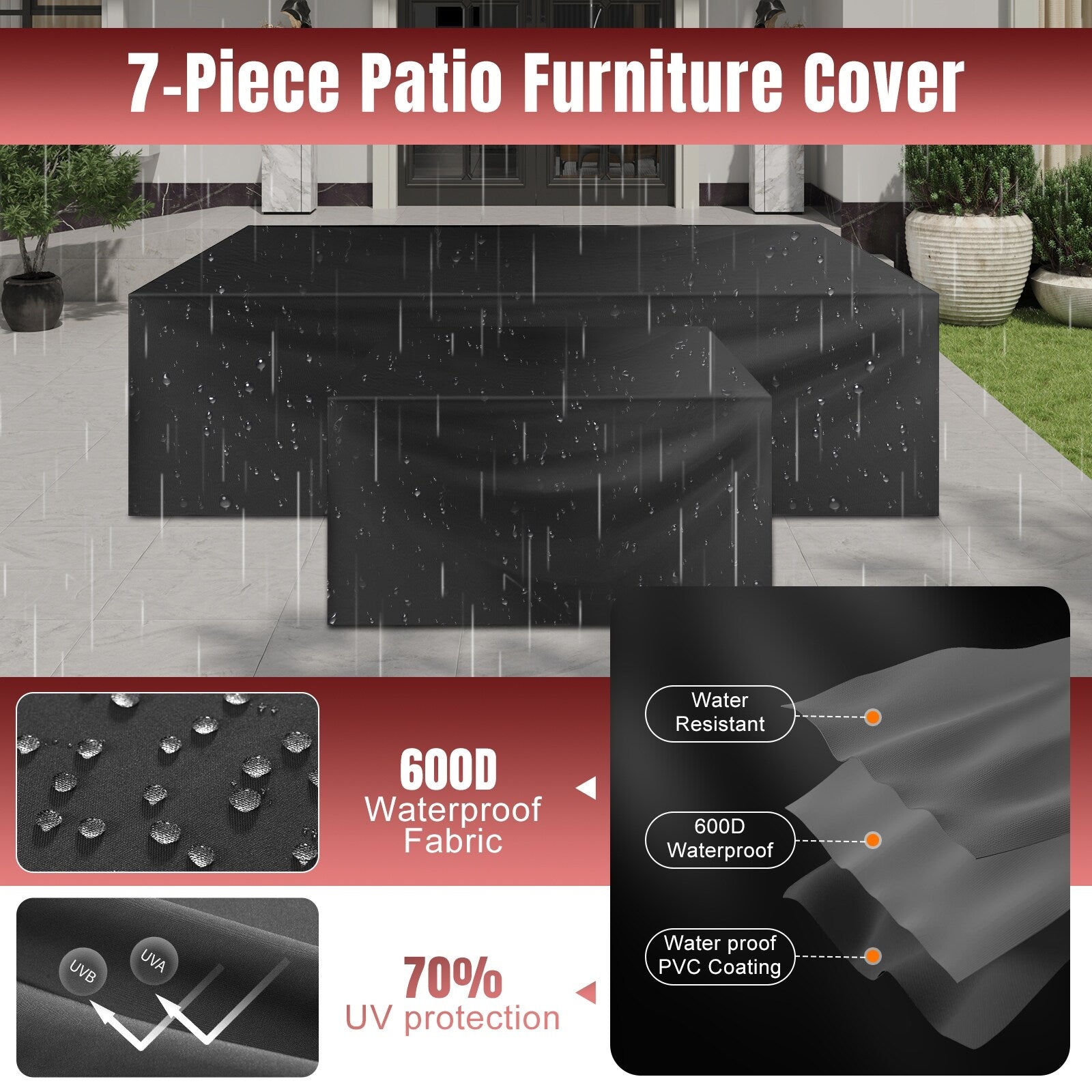 Patio Furniture Set , Outdoor Sectional Sofa Set