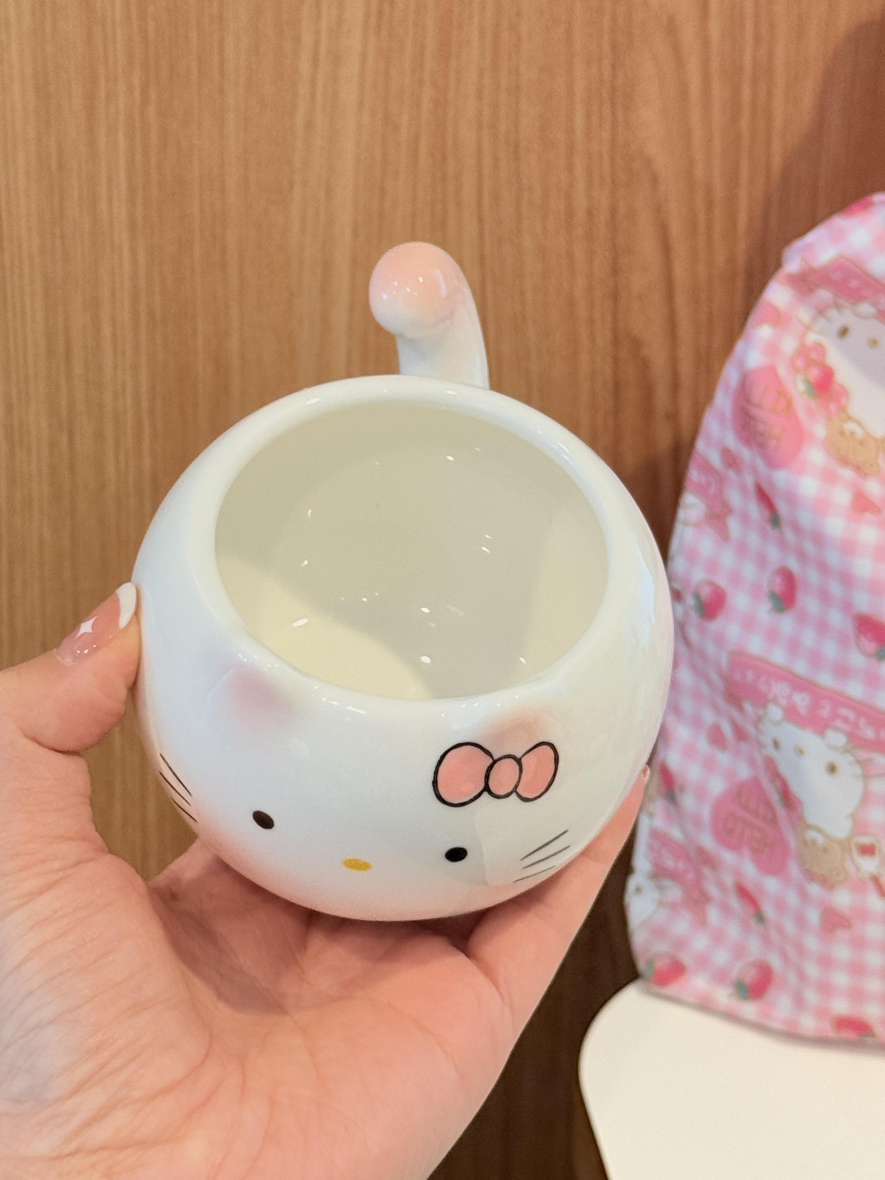 Hellokitty Cute Ceramic Coffee Mug Christmas Birthday Novelty Gifts for Women Kids