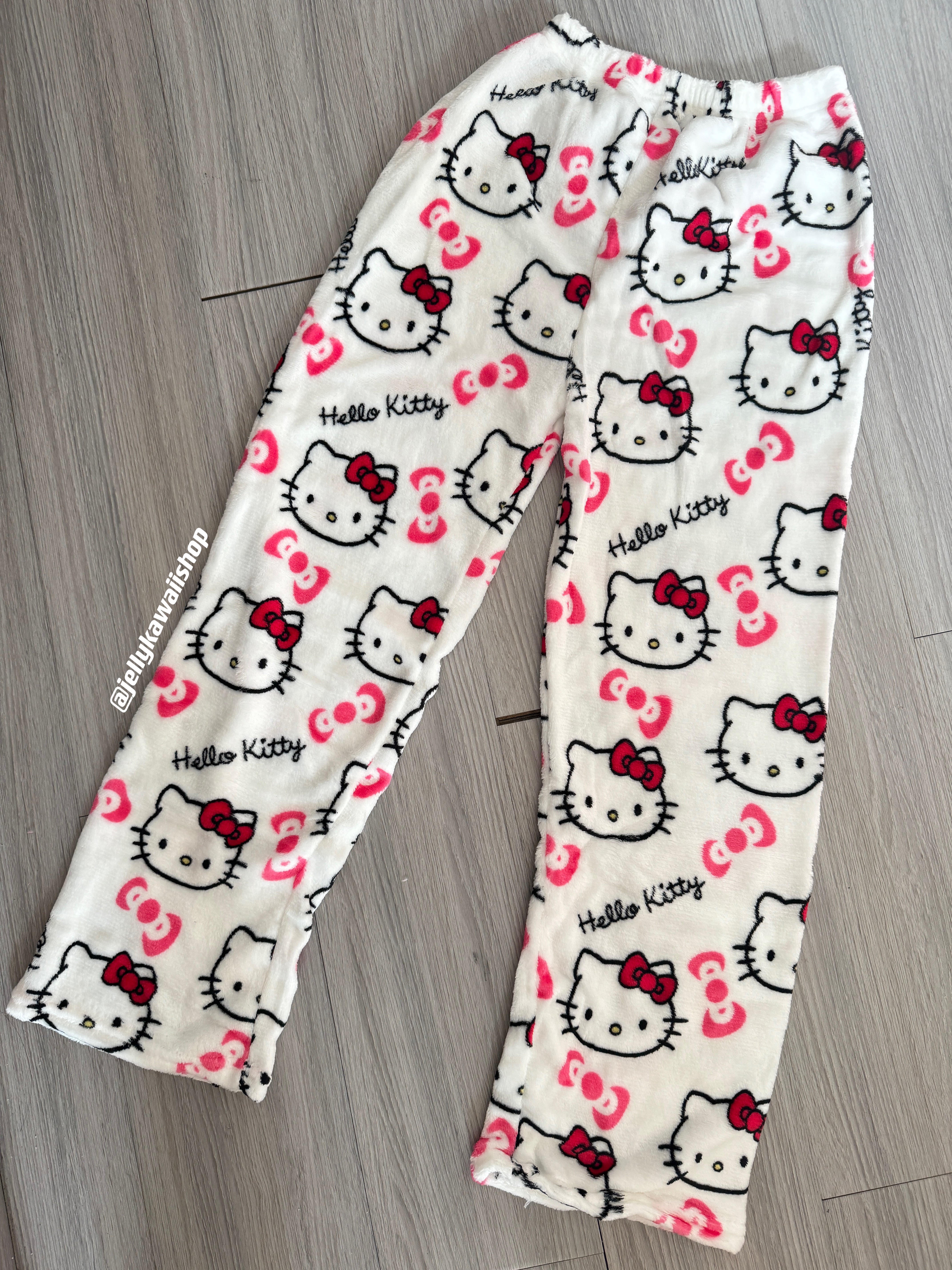 Hellokitty Pants Pajama Long Bottoms Pj Jammies