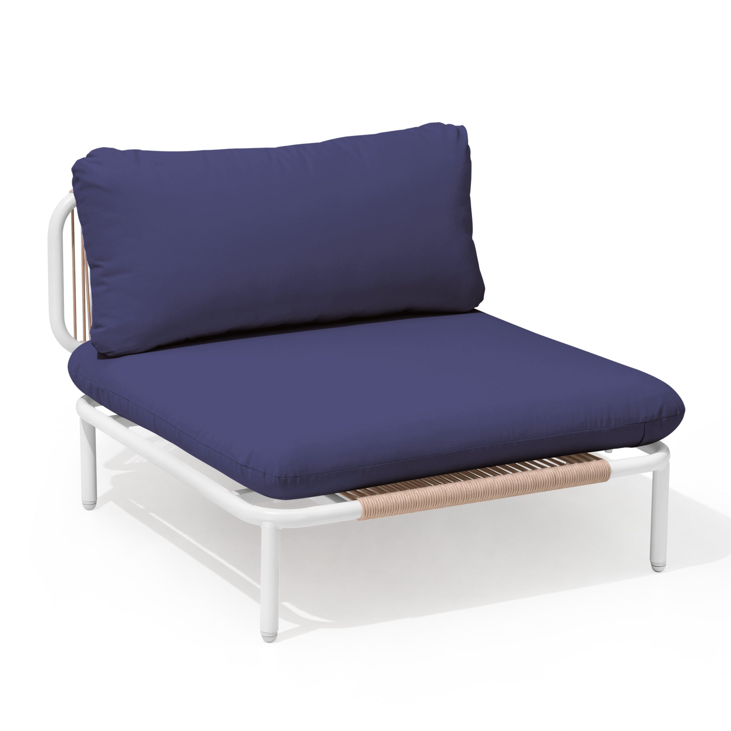 Outdoor Cushioned Sectional Sofa Chat Set Patio Furniture Conversation Set, Free Combination