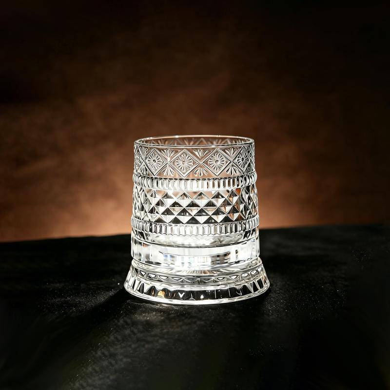Luxury 360° Spinning Crystal Glass