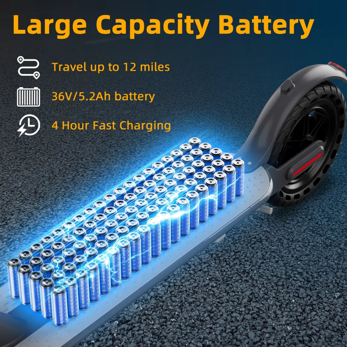 🔥 Factory Sale: Foldable Electric Scooter with 350W Motor, 39 MPH Top Speed, Dual Braking & Smart App Control
