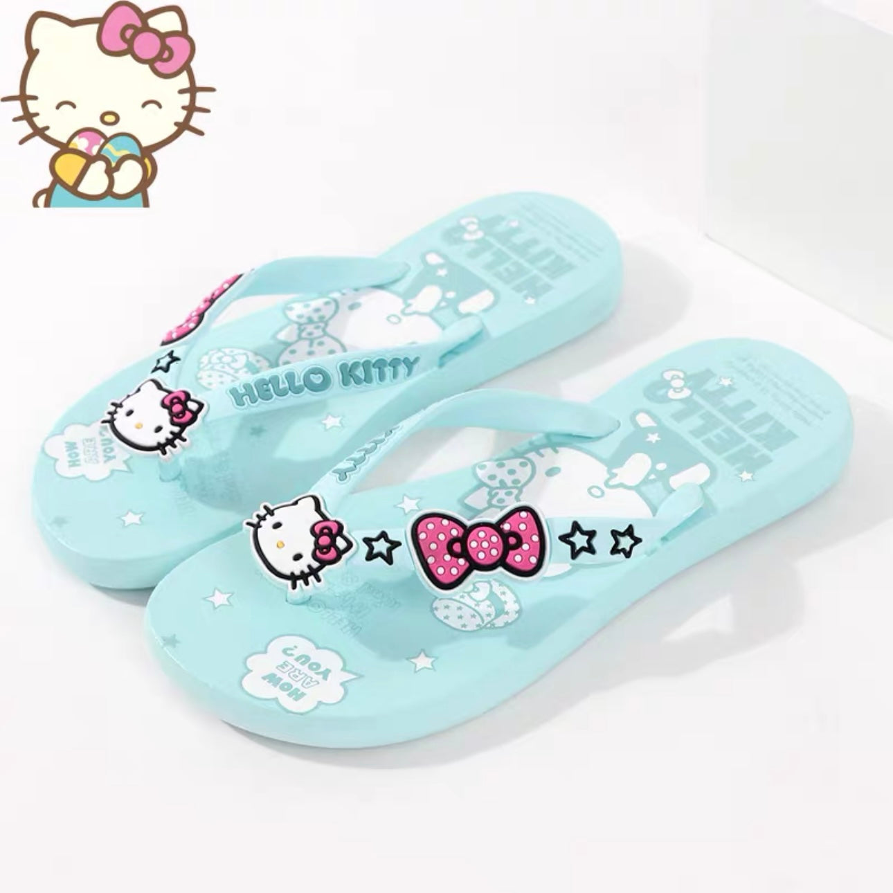 Hellokitty Women Beach Summer Flip Flop Sandals