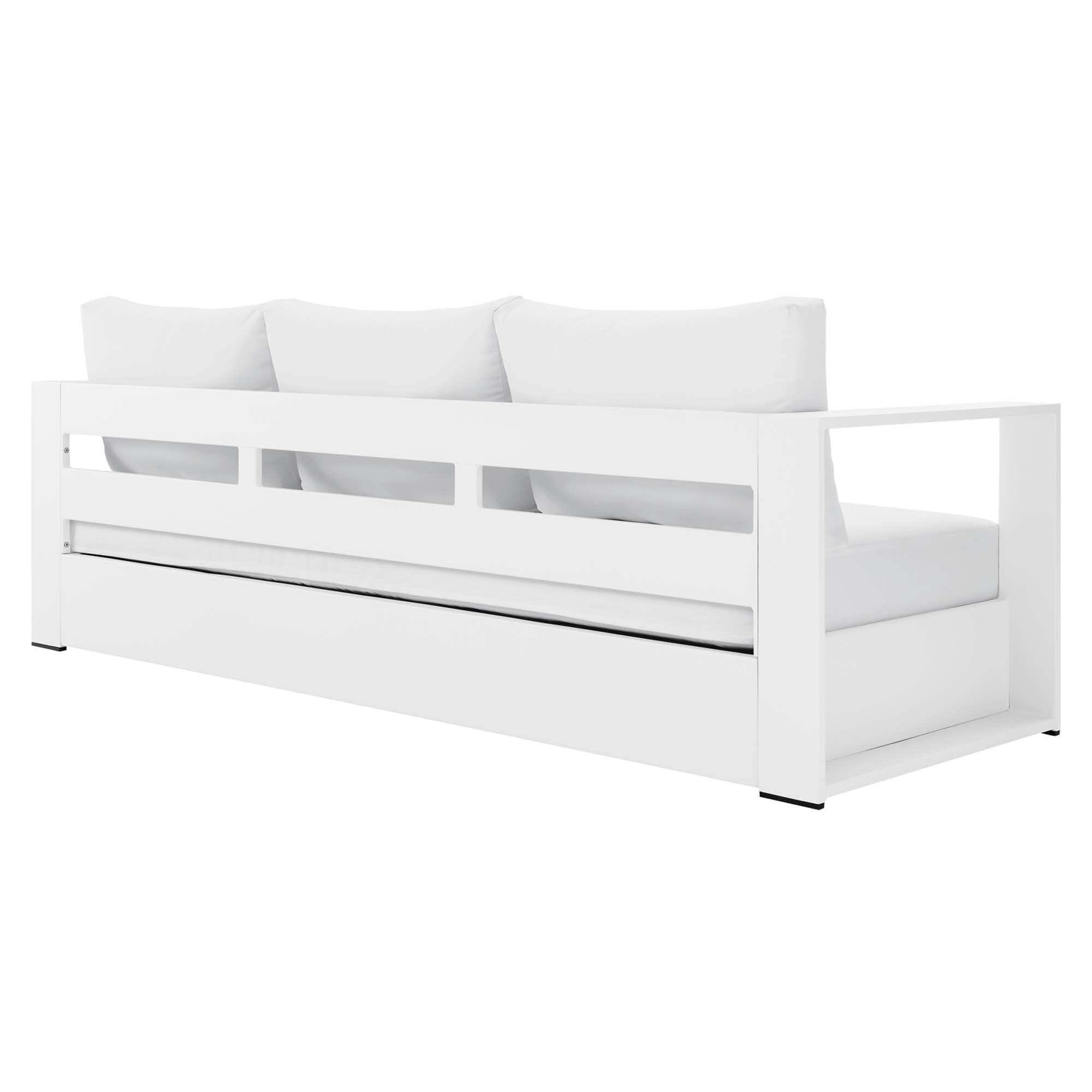 Tahoe Outdoor Aluminum 4-piece Conversation Set with Coffee Table