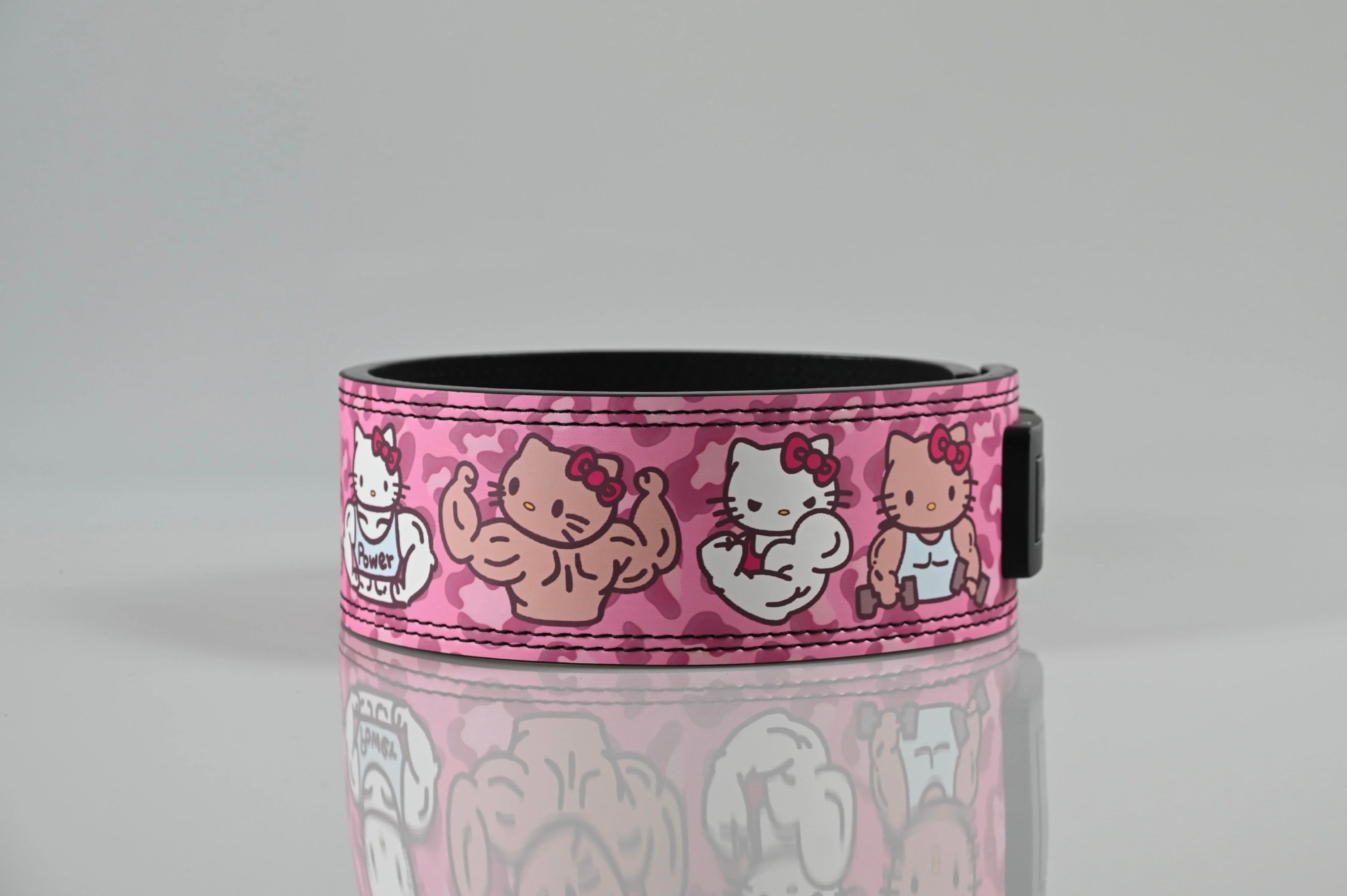 Hello Kitty Weight Lifting Belt Leather Gym Belts Back Support