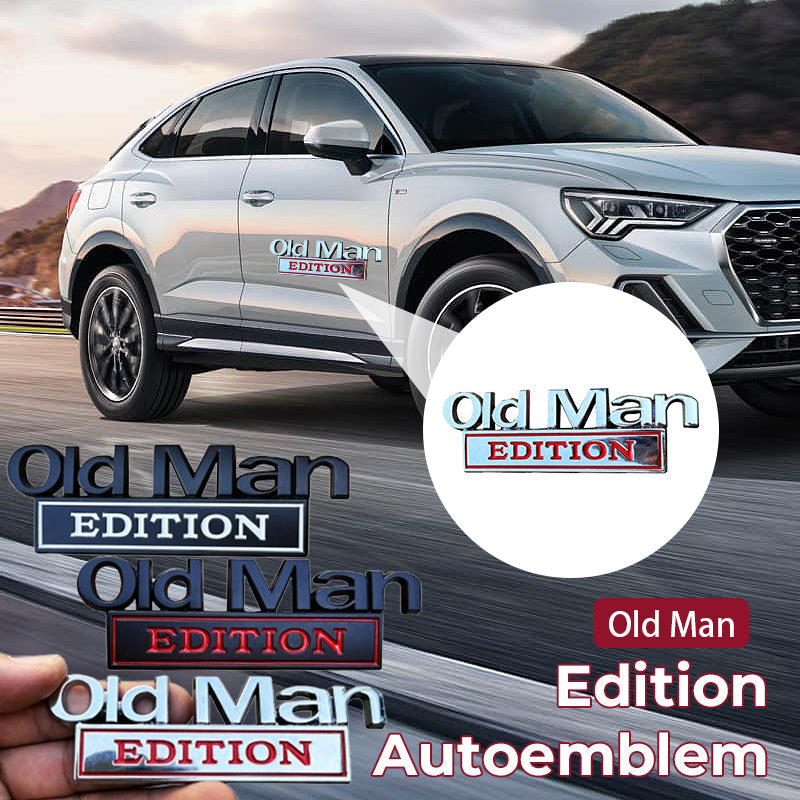 Car badges for seniors/🚗 Old Man Edition car badges