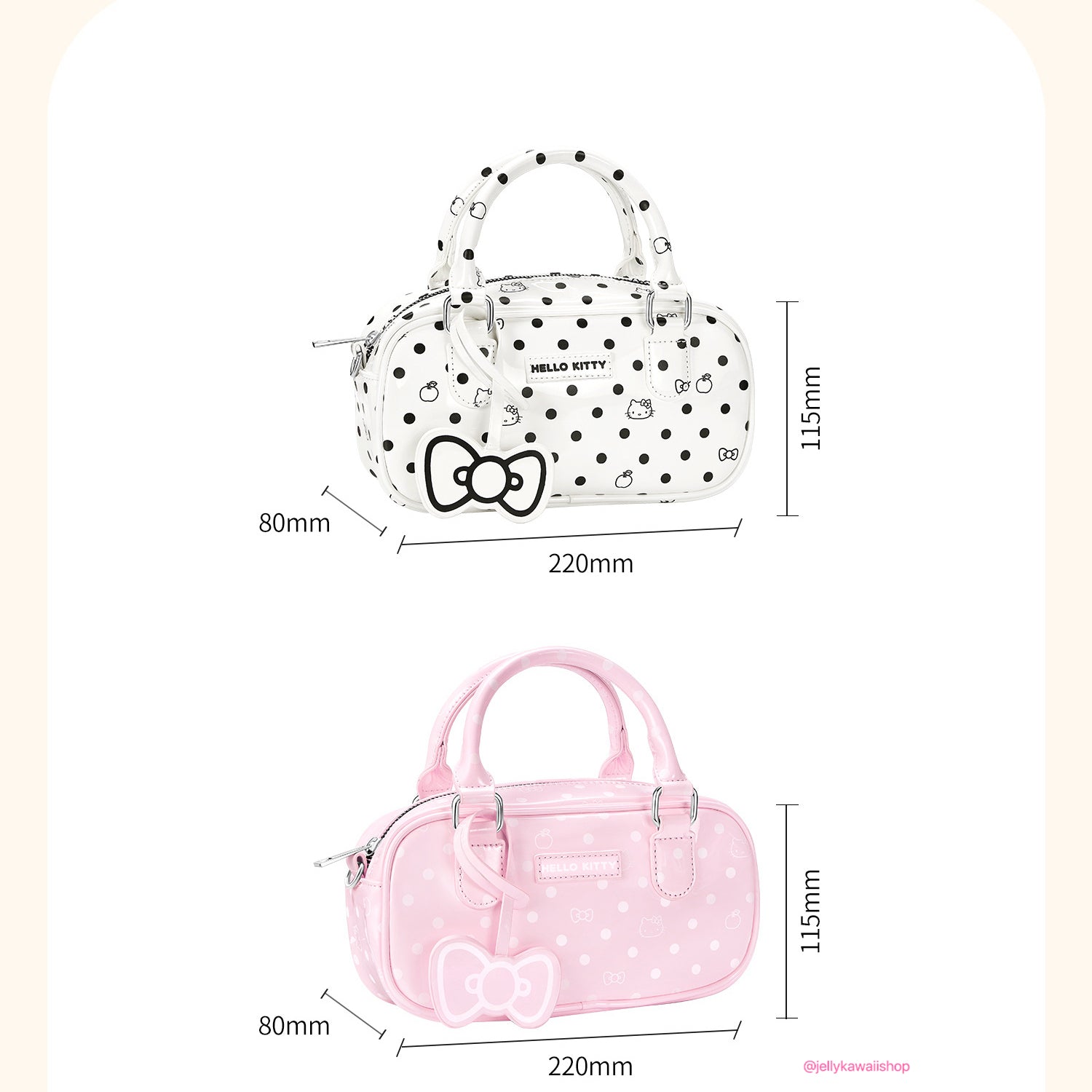 Hello Kitty Polka Dot Purse Handbag