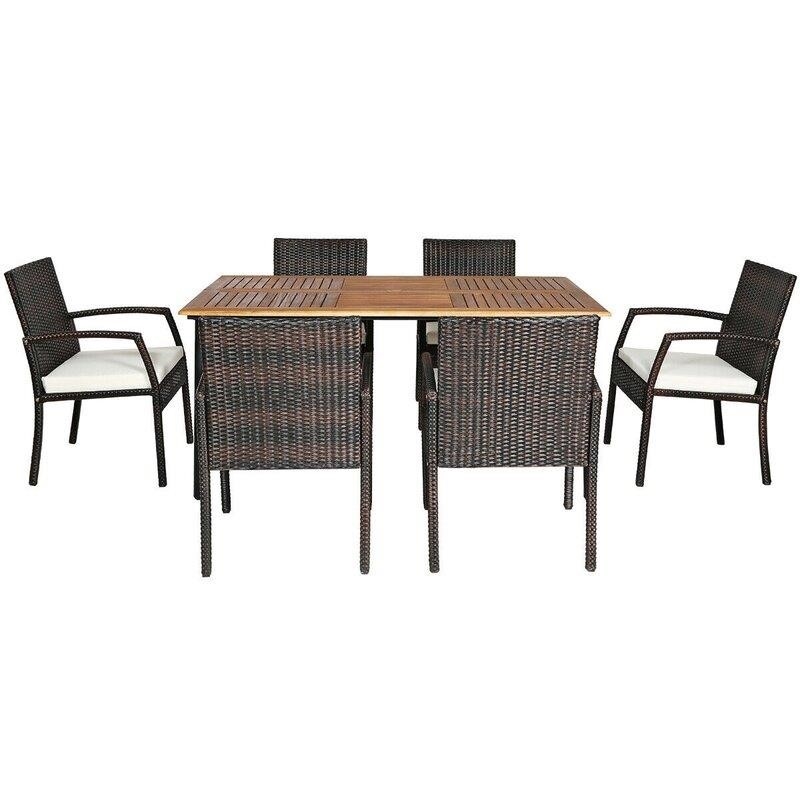 Armlin 7 - Piece Dining Set