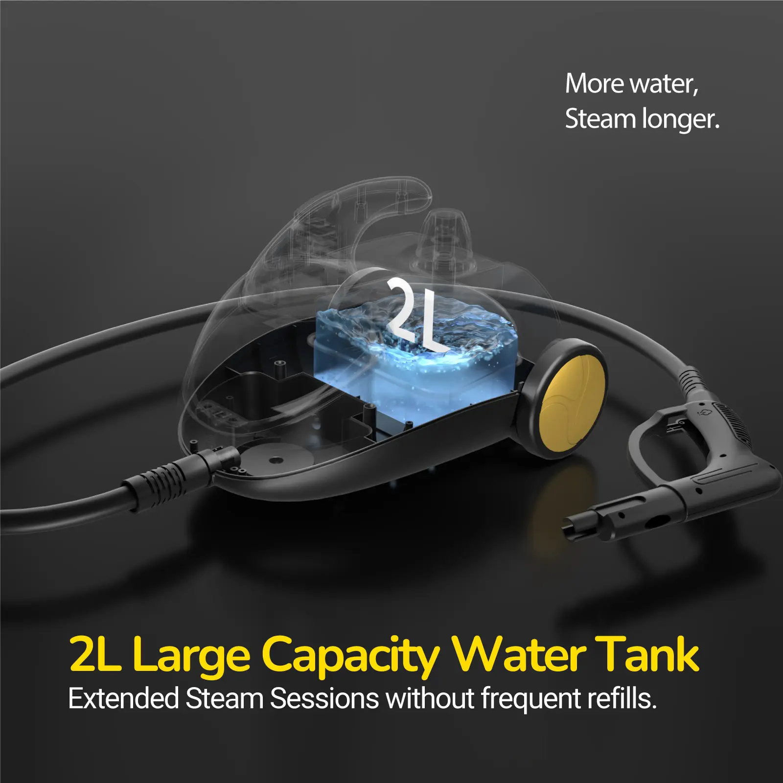 🔥72 Oz High-Pressure Steam Cleaner & Mop – Powerful Deep Cleaner for Home, Floors & Car Interiors